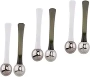 MUSISALY Eye Cream Spoon 6pcs Set Zinc Alloy Material Massage for Eye Cream Absorption