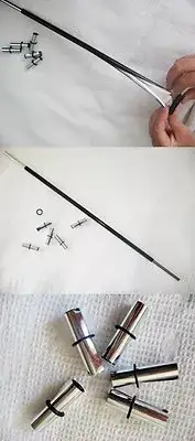INSTANT APPEARING WAND SMALL 1 PC MAGIC TRICK ILLUSION KIDS SHOWS COSTUME PROP