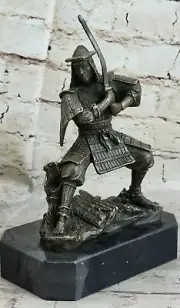 INCREDIBLE BRONZE SAMURAI WARRIOR SCULPTURE KAMIKO JAPANESE ARTIST Highly Artwor
