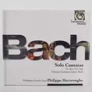 BACH Solo Cantatas Philippe Herreweghe 3 CD Set Harmonia Mundi NEW Scholl Kooy