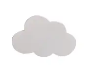 Wall Decoration Cloud Hook Photography Props Children's Room Bedroom (White)