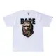 A BATHING APE 猿人大字體 短袖 白色 男女款 BAPE-208