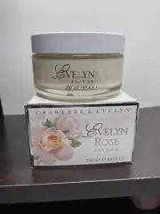 Crabtree Evelyn classic Evelyn Rose body cream 6.8 oz glass jar new
