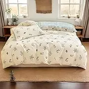 Bed Sheet Set for Kids | Soft Comforter and Sheet Set with Sham,Comfortable Children Bedroom Quilt Cover for Kids, Adults, Women, Children