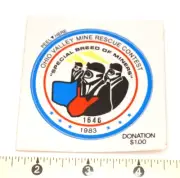 Coal Mining Sticker 1983 Ohio Valley Mine Rescue Contest Special Breed Numbered