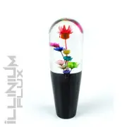 MULTI COLOR FLOWER SHIFT KNOB FOR MANUAL SHORT THROW GEAR SHIFTER 6" 1/2X20 K68