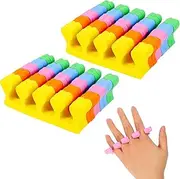 20 Pcs Foam Toe Finger Separator Toe Finger Dividers Disposable Soft Sponge Nail Toe Separator Divider Spacer for Pedicure Manicure Nail Art Accessories Tools