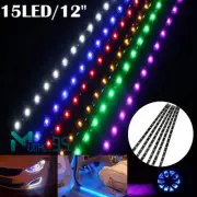 Tira de luces LED para interiores y exteriores de automóviles y motocicletas