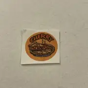 Vintage Scratch N Sniff Cherry Pie Scent Sticker G5
