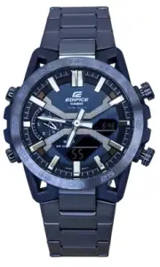 Casio Edifice Blue Dial Solar Sports 100M Men's Watch ECB-2000CB-2