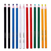 12Pcs Peel Off Marker Grease Pencil Colored Crayon Pen Paper Roll Wax Pencil For