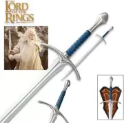 Glamdring Sword Replica, Blue Sword of Gandalf, Battle Ready LOTR Sword, Gift
