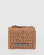 Tan Han Mini Floral Punchout Wallet