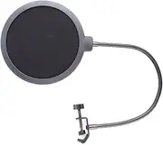 Studio Microphone Mic Wind Screen Pop Filter/Swivel Mount,360° Flexible Gooseneck Holder