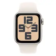 Apple Watch SE (GPS + Cellular 40mm) Starlight Aluminium Case with Starlight Sport Band - S/M