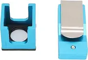 Aluminum Billiard Chalk Holder, Aluminum Universal Dry Oil Pool Holder Chalk Holder for Pool Cues, Holder Tip Pricker Chalk Lightweight Metal Billiard Accessories (Blue)