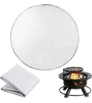 36" Inch Fire Pit or Grill Mat Pad Protector Waterproof and Fireproof