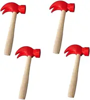 JOINPAYA Wooden Mallet Toys for Boys and Girls 4 Pack Boys and Girls Hammer Tool Toys Present Set