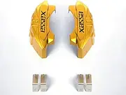 CRS HiAce 200 Series Standard Body Caliper Cover, Version 2, Set of 1, Candy Yellow