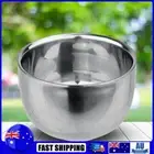 Double Layer Stainless Steel Cup Shaving Mug Soap Cup Coffee Milk Mugs (L 200ML)