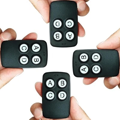 4 Pcs 433Mhz Garage Door Opener Remote duplicator,Remote Control Key Fob Dupl...