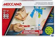 Meccano, Geared Machines S.T.E.A.M. Building Kit with Moving Parts, for Ages 10 and Up