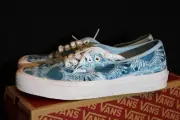 New VANS Authentic Tie Dye Hearts Lt Blue Skater Shoe Men 7 / Women 8.5 - BNIB