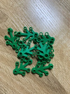 LEGO- NEW- #2423-GREEN-PLANT LEAVES 4 X 3 -15 PIECES