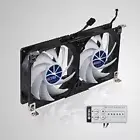12V DC 120mm Double Rack Mount Cooling Fan for Caravan RV fridge Vent