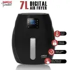 7L Large Air Fryer Digital Display Low Fat Oil Free Rapid Healthy Deep Cooker