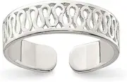 [Diamond2Deal] Women's Sterling Silver Solid Toe Ring