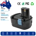 18V Battery for Hitachi RB18DLP4 DV18DVKS EB1814SL EB1820Ls EB1824Ls EB1826HL
