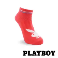 在飛比找momo購物網優惠-【PLAYBOY】輕盈兔女短襪-紅(短襪/女襪/中性襪)
