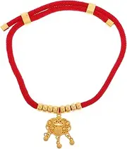 Happyyami Red Rope Pet Collar with Bell Charm for Dogs and Cats for Small Animals for Holiday Celebrations and Daily Wear