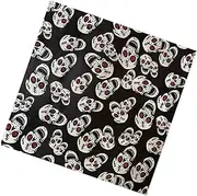 [FOYTOKI] Ghost Skull Pattern Headwrap Skull Print Scarf for Halloween and Party