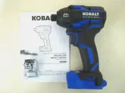 NEW KOBALT XTR KXID 124B-03 24V Max 1/4" Brushless Impact Driver (Tool Only)