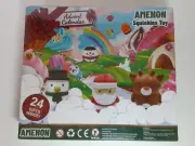 AMENON Christmas Advent Calendar with 24 Mochi Squishy Assorted Toys