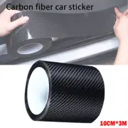 5D Carbon Sticker Car Fiber Strip Door pedal Foot Anti Scratch Tapes 10cm*3M KZH (for: Honda Civic)