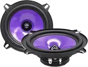 Car Audio Component 2pcs 5 Inch 80W Full Range Frequency Car Audio Speaker Heavy Mid-bass Ultra-Thin Modified Speaker Tweeters