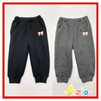 在飛比找momo購物網優惠-【Azio Kids 美國派】女童 長褲 小花刺繡內刷毛休閒