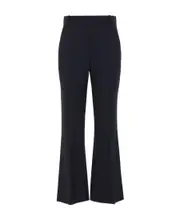 Chloé Cropped Bootcut Trousers FR40 Blue