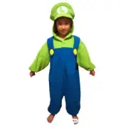 Costume Halloween Super Mario Luigi Cosplay Kids Party Unisex NEW Japan JP