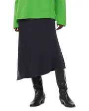 Whistles Ottoman Asymmetrical Midi Skirt