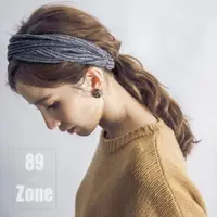 在飛比找PChome24h購物優惠-89zone 韓版時尚小清田園碎花髮帶