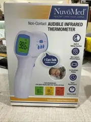 NuvoMed - Audible Non-Contact Infrared Thermometer - White -