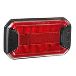 Narva 9-33V LED Stop/Tail Lamp with In-Built Reflector, Coloured Lens and 0.5m of Hard-Wired Cable - 97156
