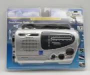 Excalibur EZ Crank DualPower Radio The Weather Channel Emergency Ready Solar NEW