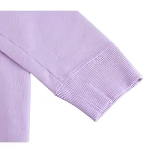 MM6 Maison Margiela白字LOGO棉質長袖連帽T恤(女款/淡紫色)