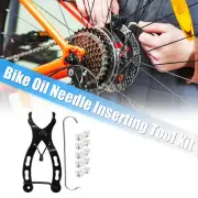 Bike Chain Repair Tool Kit w/ 5 Pairs Quick Link for 12 Speed Chain Silver Tone