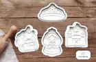 Princess Cookie Cutter & Embosser Cutter Set Crown Castle Unicorn